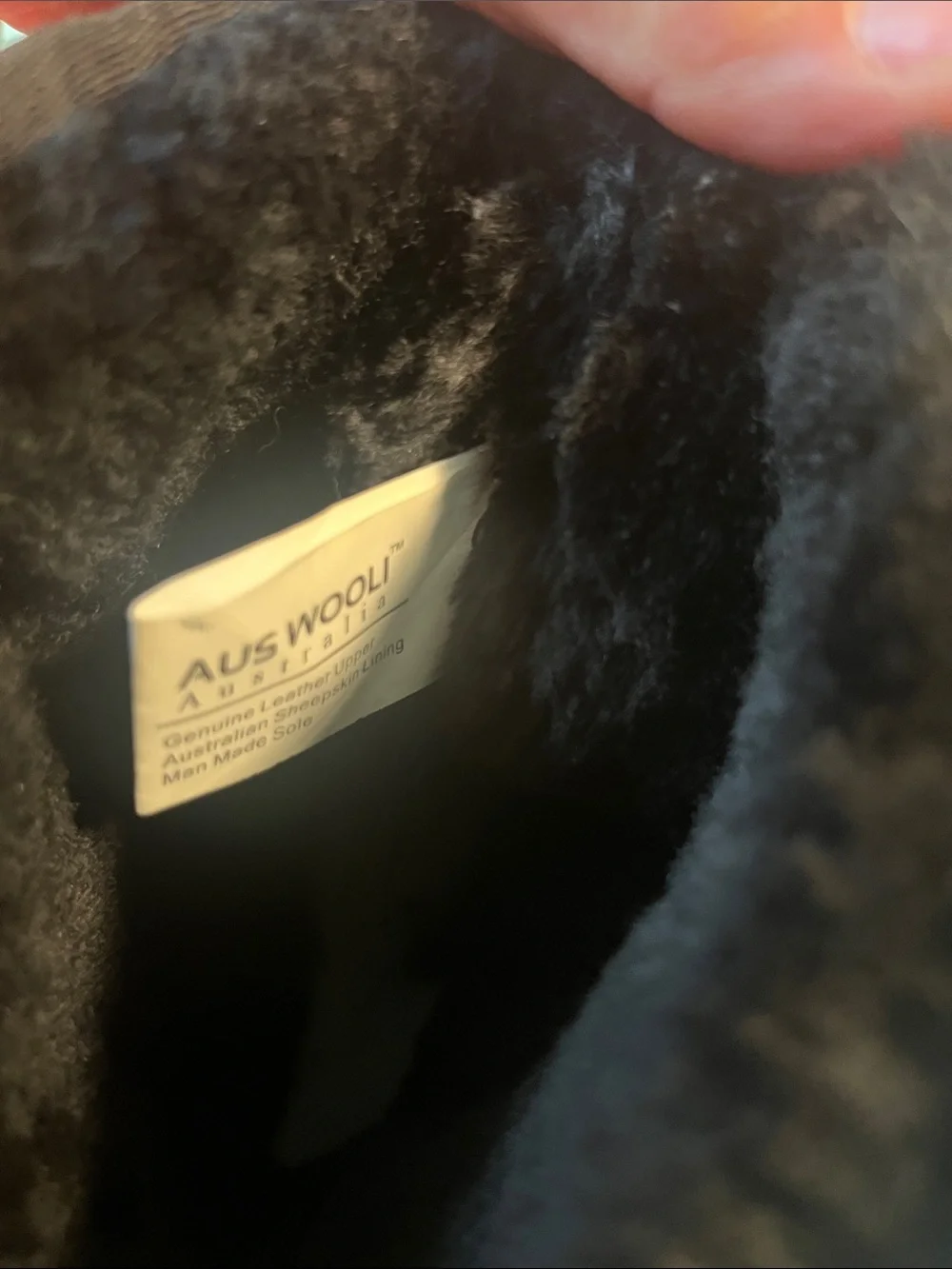 Women's Black Winter Shearling Zip-Back Boots